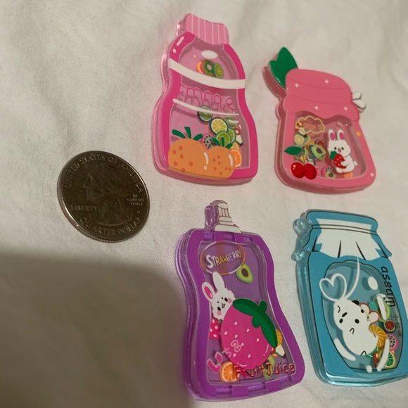 Magnet Shaker Juice Bottles and Jelly Jars Set of 4 - Picture 4 of 14